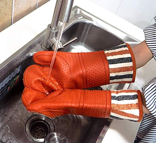 RED LMLDETA Oven mitt heat resistant