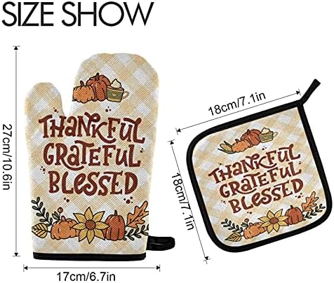 Grateful Globes Oven Mitt Set