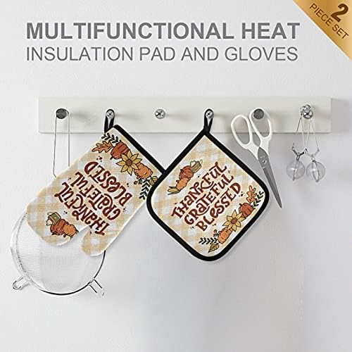 Grateful Globes Oven Mitt Set