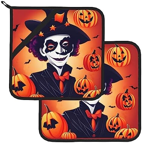 Halloween Fun Heat-Resistant Non-Slip Potholders for Safe Kitchen Experiments