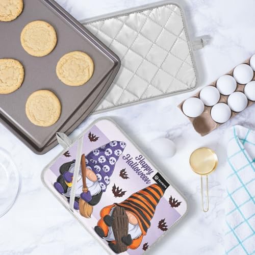 OURVII 2Pcs Cute Gnomes Pot Holder Set