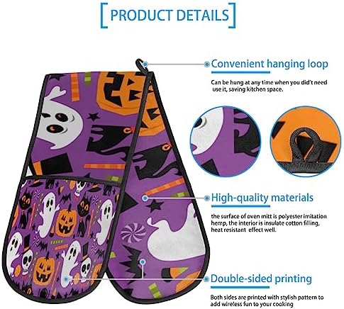 Funny Halloween Oven Gloves for Baking BBQ