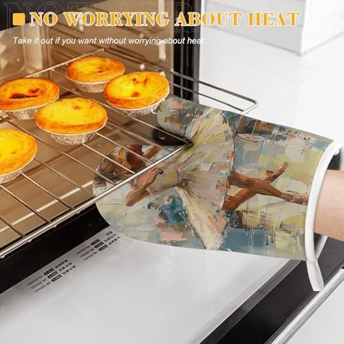 Secure Heat-Resistant Potholders Oven Mitts Set for Kitchen Use