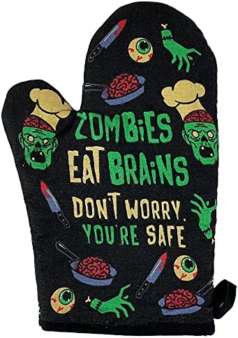Crazy Dog Halloween Oven Mitt
