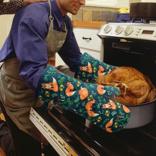 Heat-Resistant Kitchen Oven Mitts