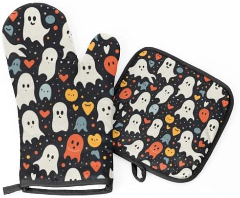 Halloween Party Ghost Oven Mitts