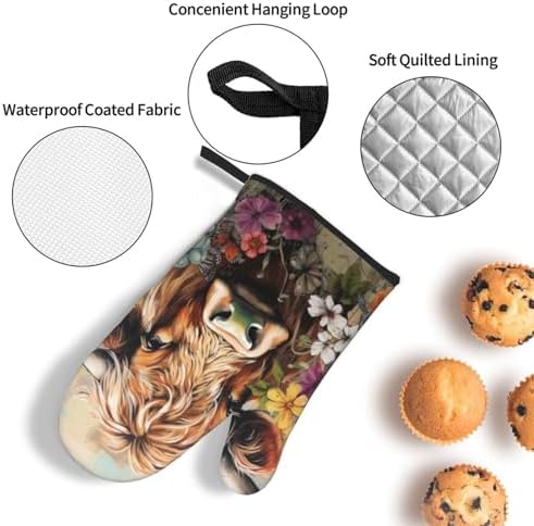 Heat-Resistant Oven Mitts