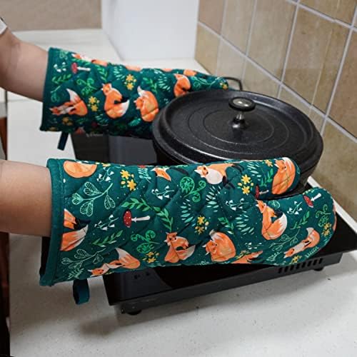 Heat-Resistant Kitchen Oven Mitts