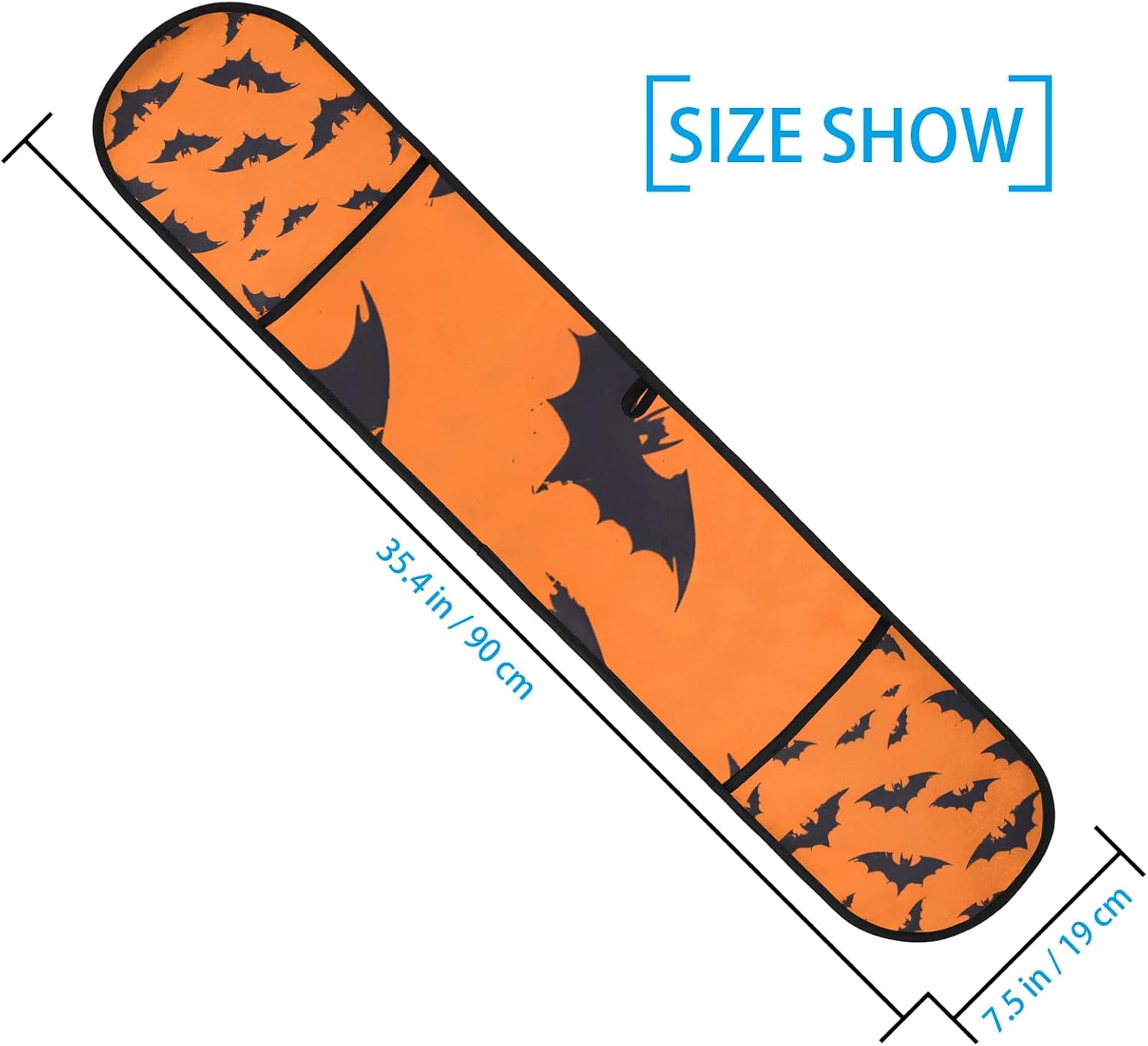 Gublec Halloween Bats Animal Double Oven mitts