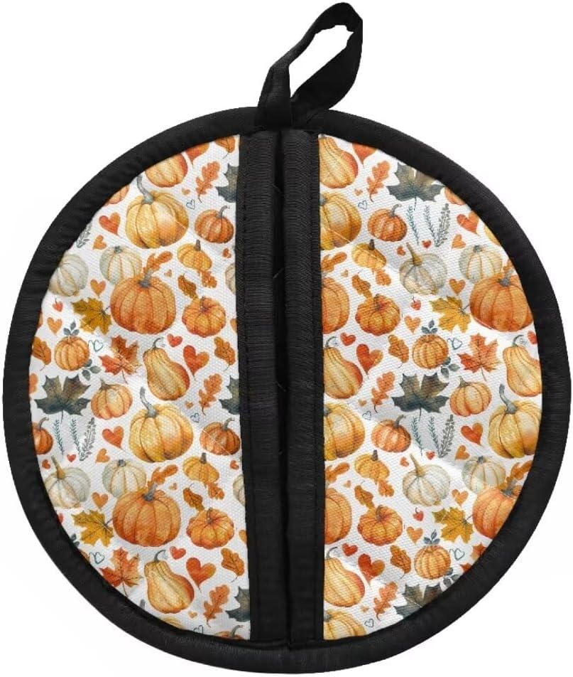Pumpkin Pot Holder with Pockets Halloween
