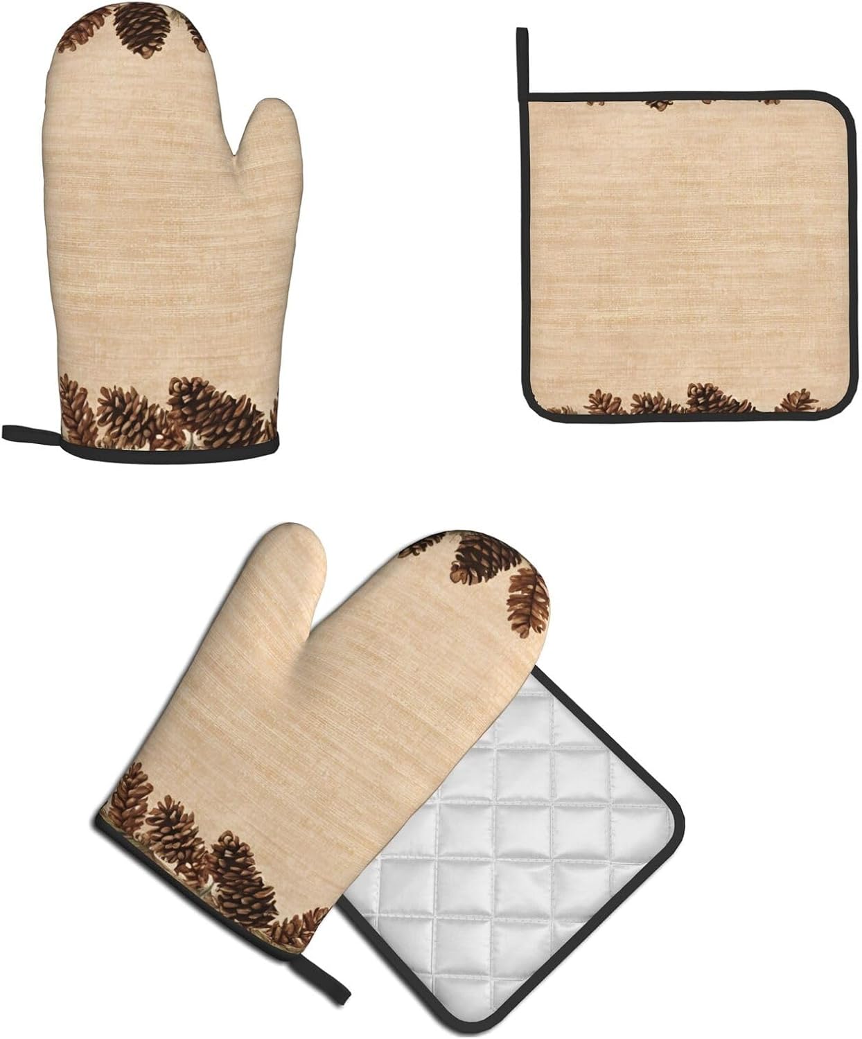 Vibrant Oven mitts and pot holder set