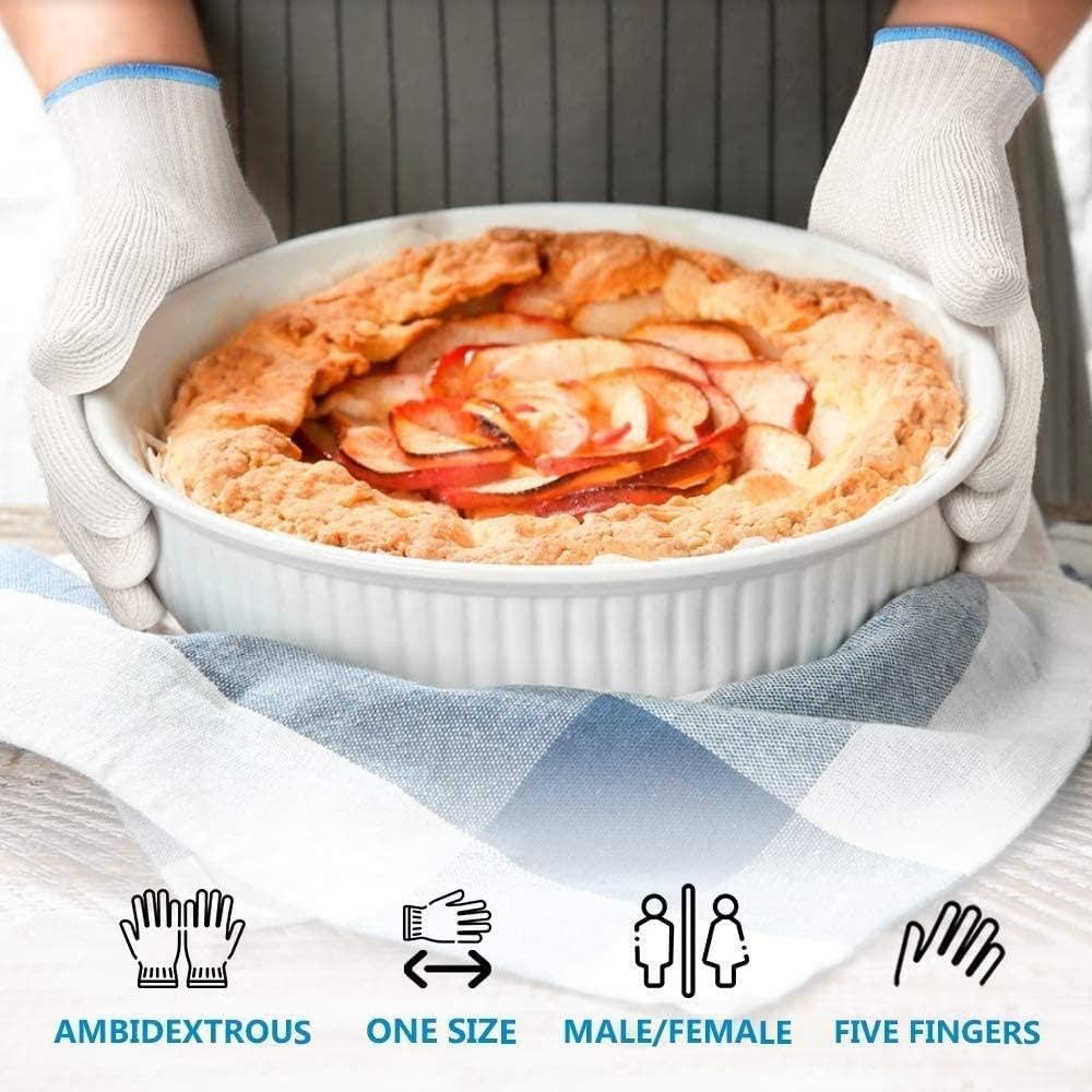 Killers Instinct Heat-Resistant Oven Gloves with Fingers Kitchen Warriors Best Friend