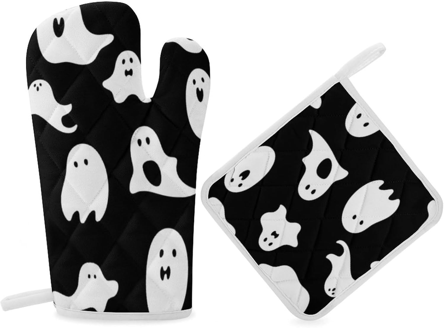 Halloween Horror Prop Safe Cooking Gloves Pot Holders Set