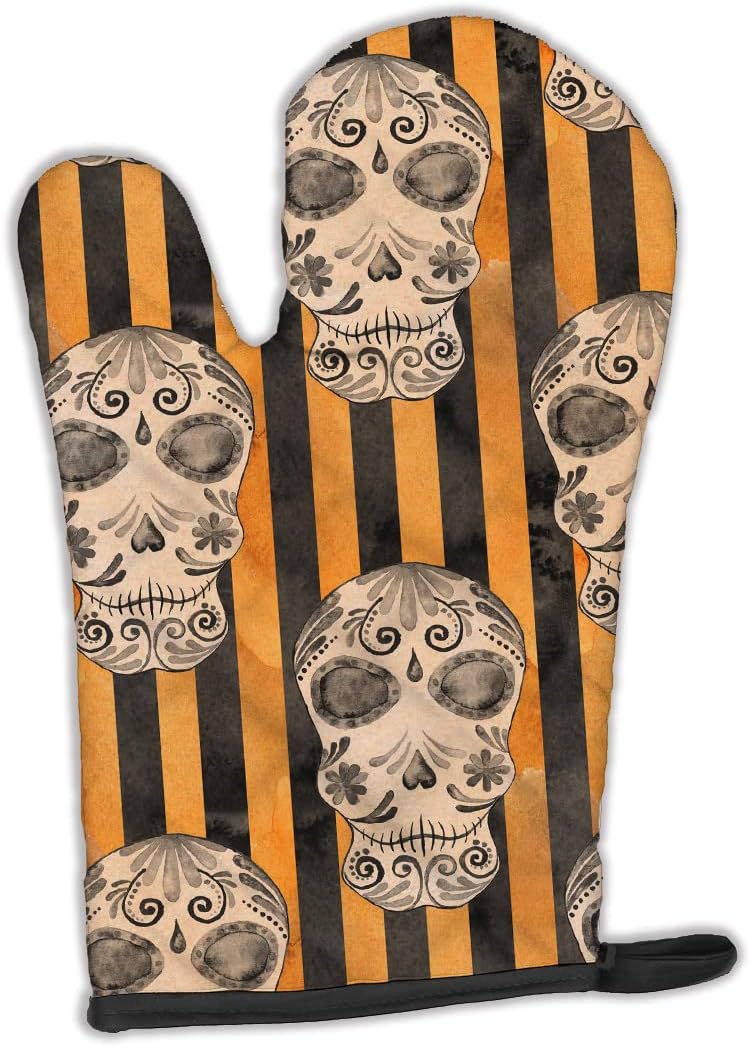 Heat-Resistant Halloween Day of the Dead Oven Mitt