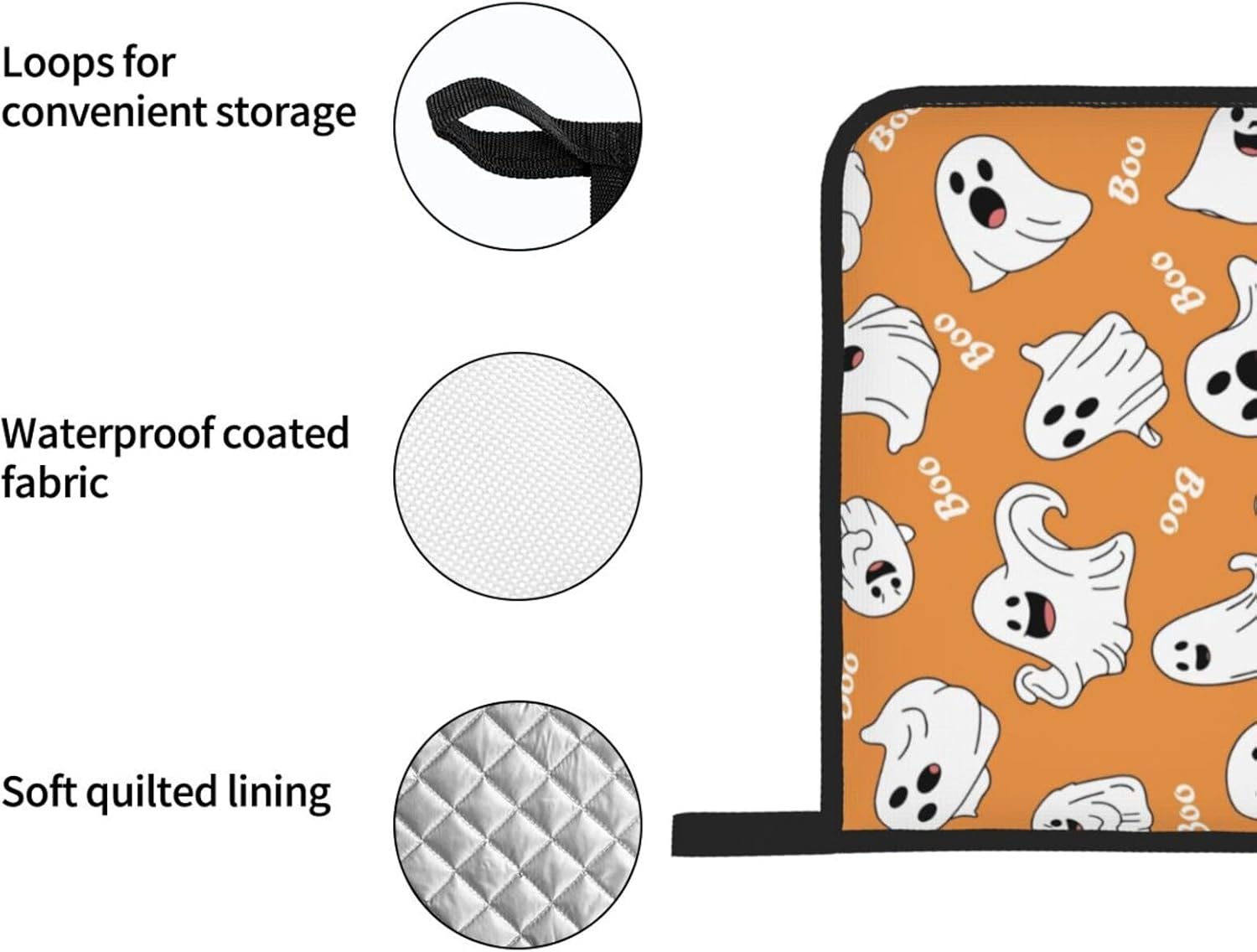 Oven Mitts Potholders Set Halloween Edition
