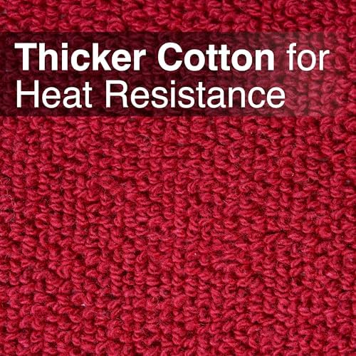 100 Cotton Terry Pocket Mitt heat resistant