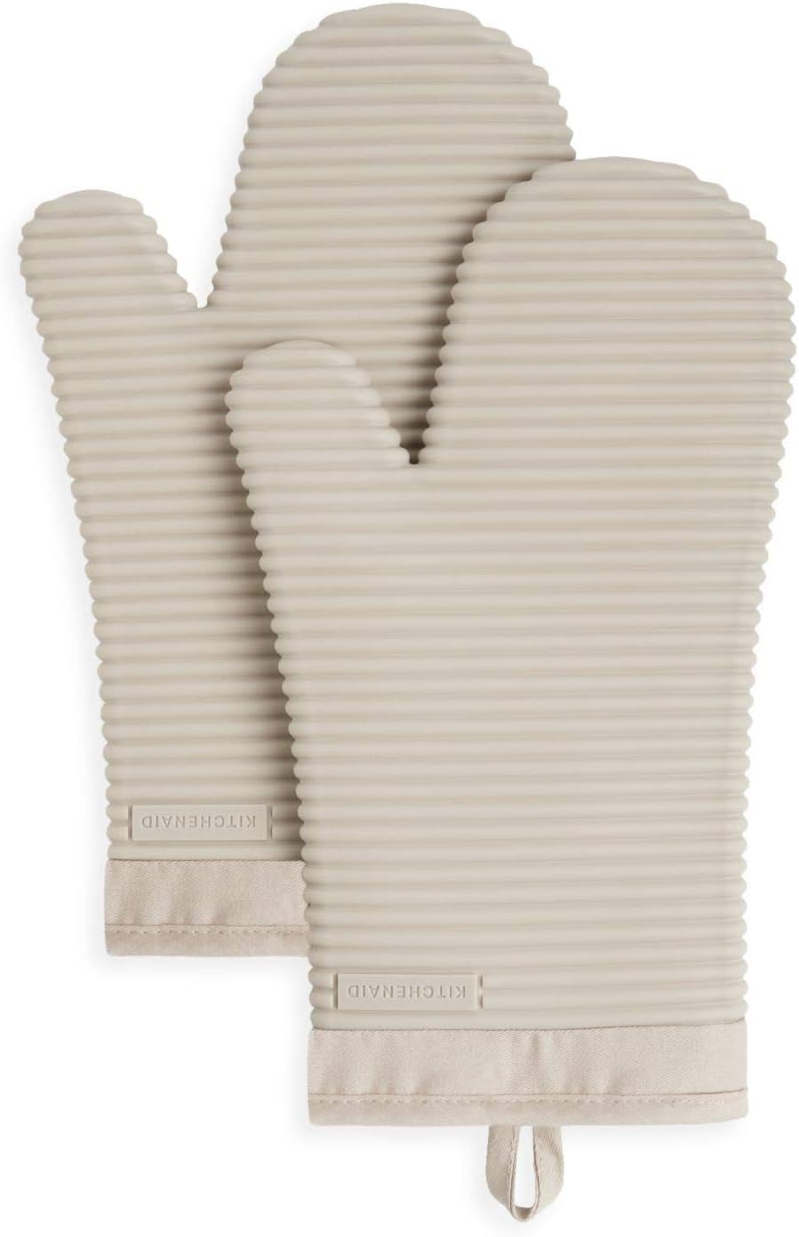 KitchenAid Ribbed Silicone Oven Mitts 2 Count
