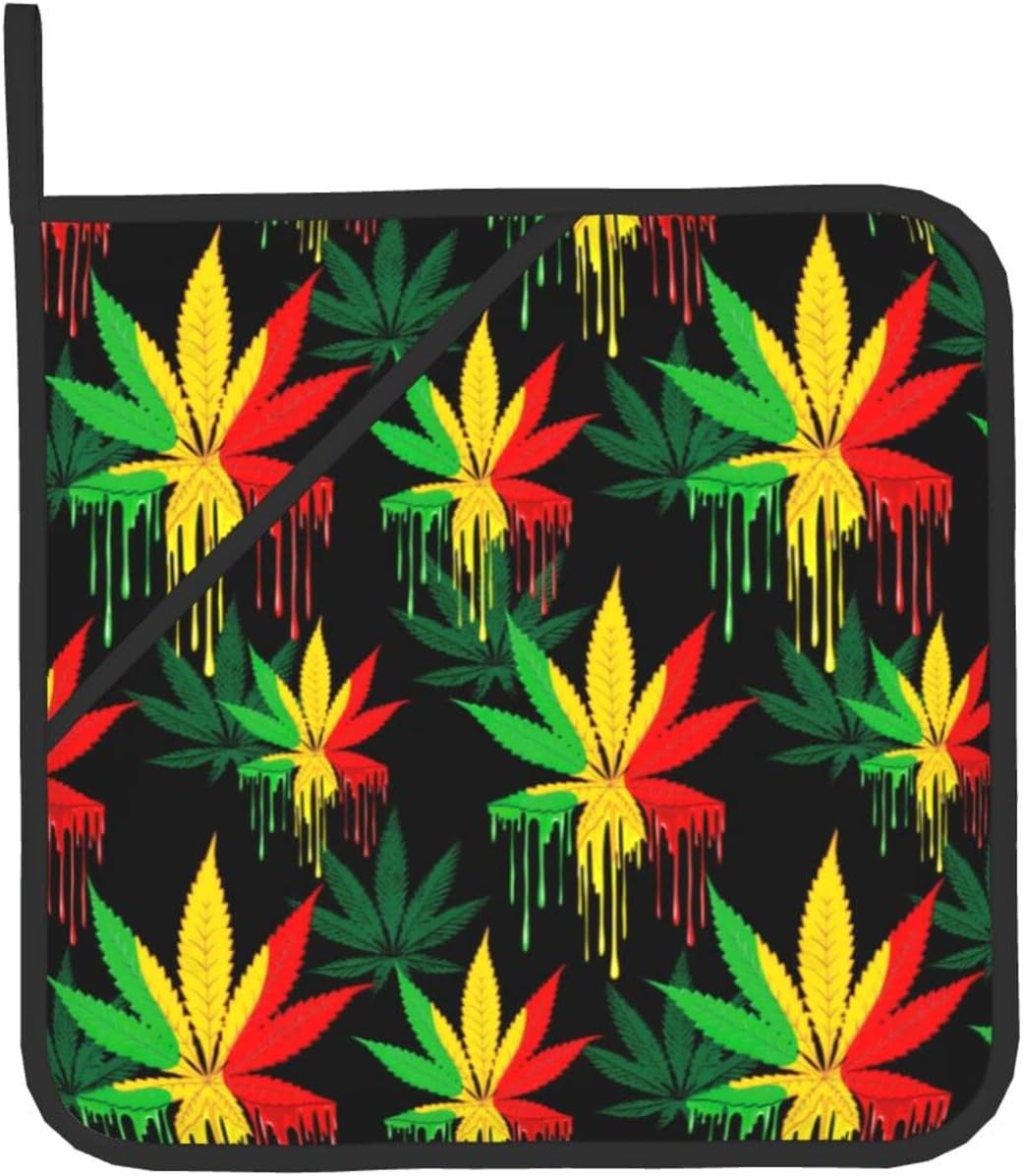 Secure Cooking Protection Yomane Heat-Resistant Oven Mitts Pot Holders Set 4-Piece