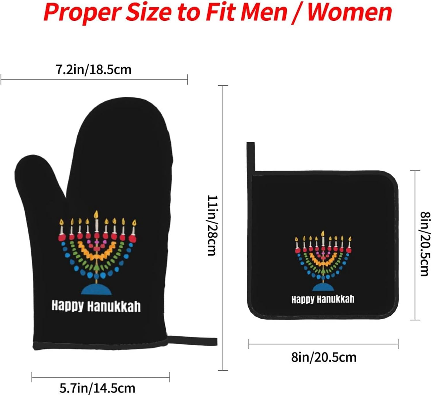Chic 4-Piece Pot Holder Oven Mitt Set for Kitchen Mastery