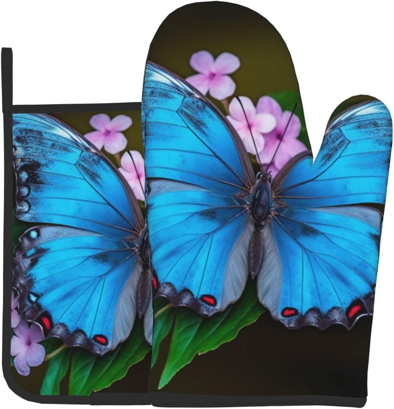 Beautiful Butterfly Oven Mitts