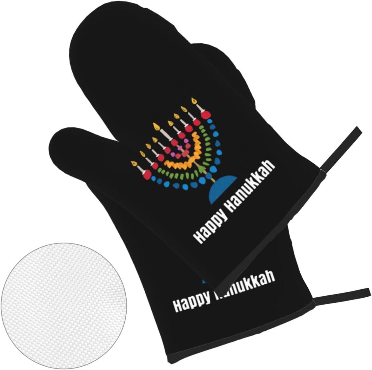 Chic 4-Piece Pot Holder Oven Mitt Set for Kitchen Mastery