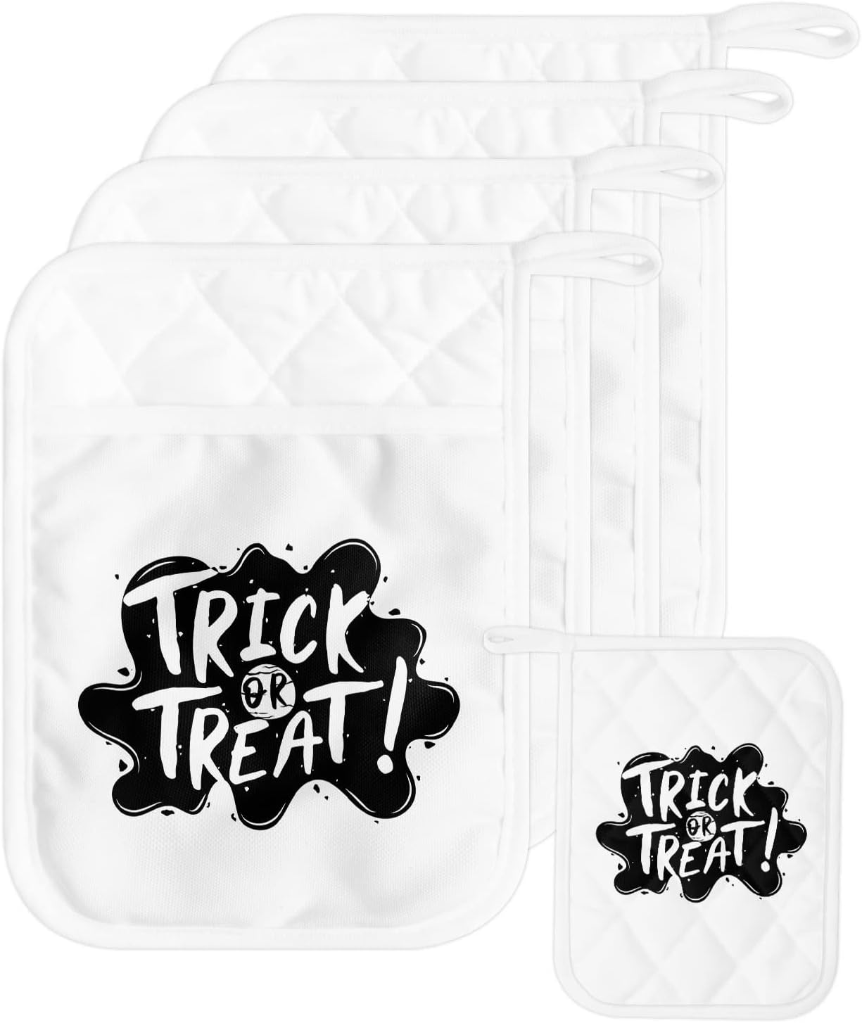 Halloween Trick OR Treat Pot Holders