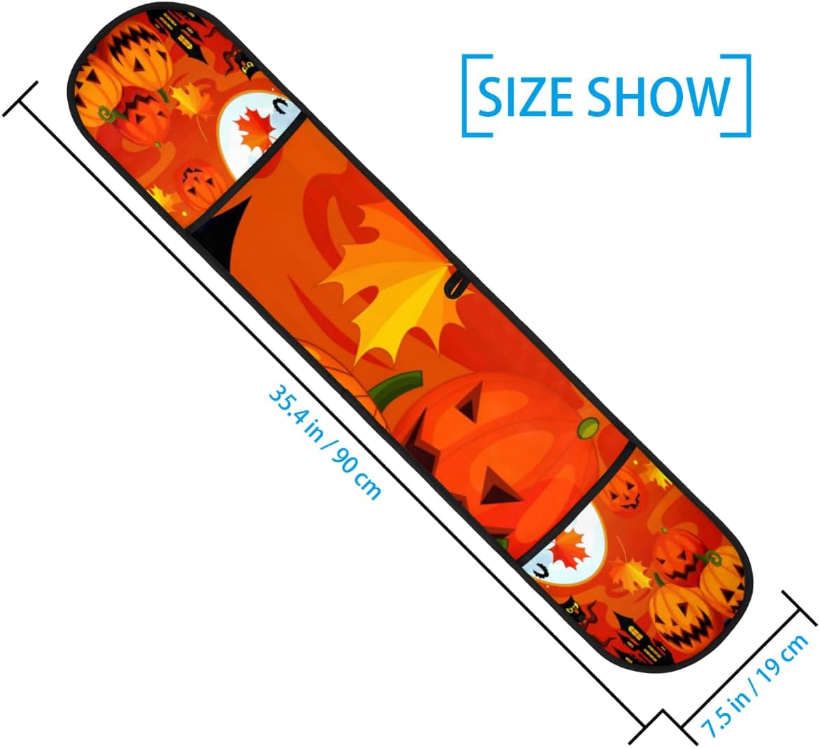 Halloween Double Oven Mitts PTFE-coated Heat Resistant with Hanging Loop Design
