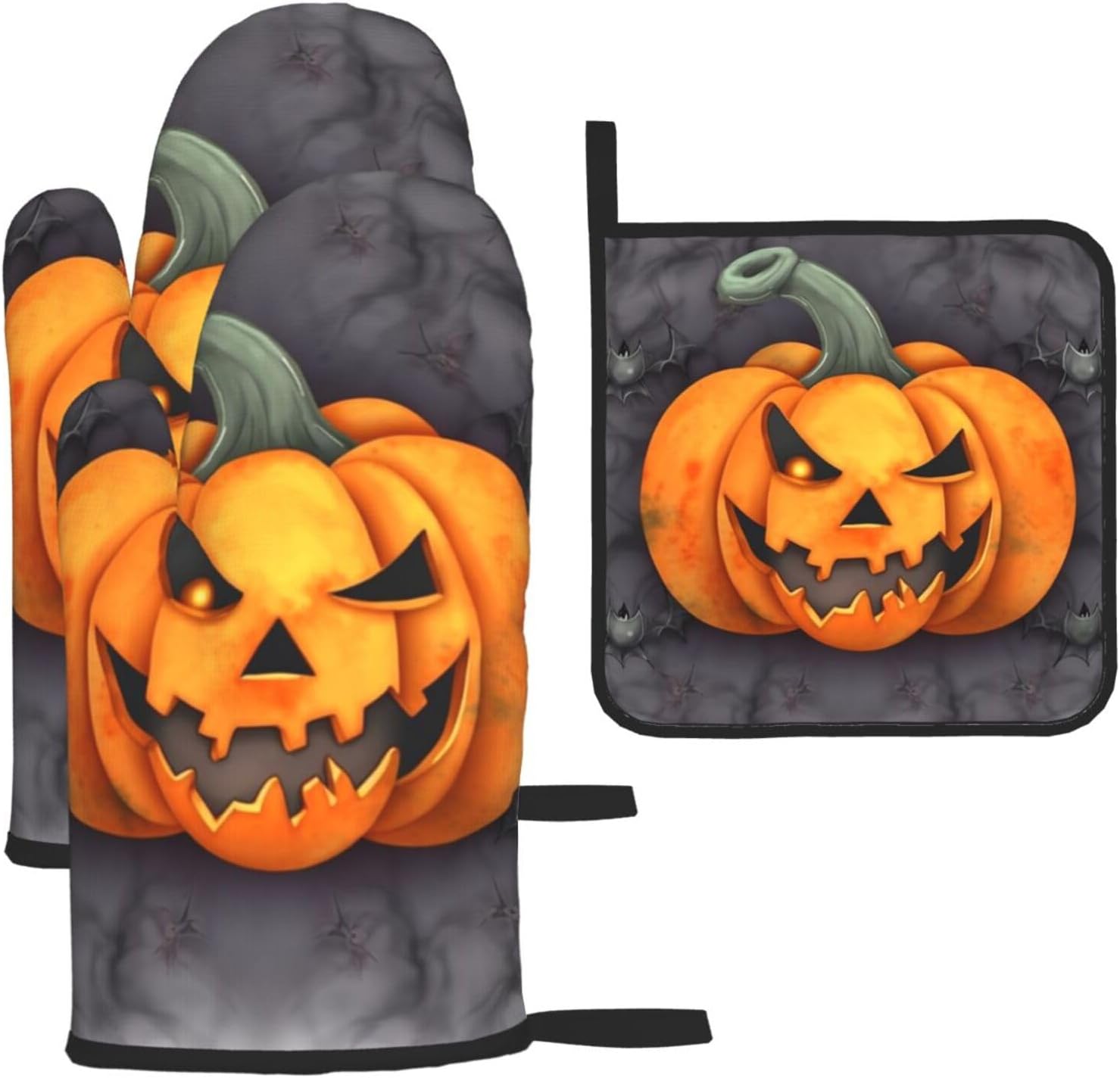Safe cooking gloves pot holders set Heat Resistant dishwasher safe