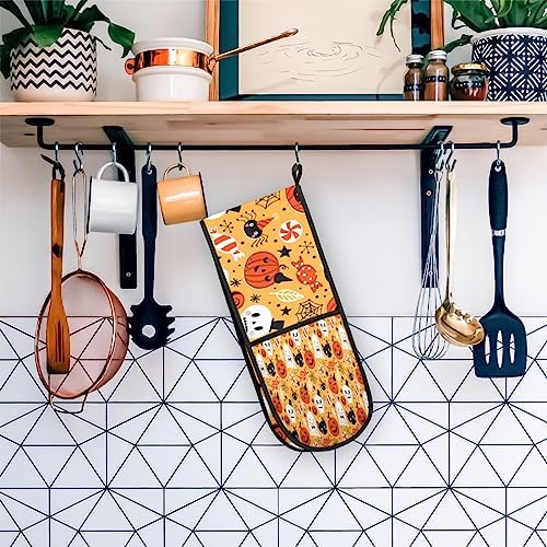 Heat-Resistant Oven Mitts - 75x354 inches