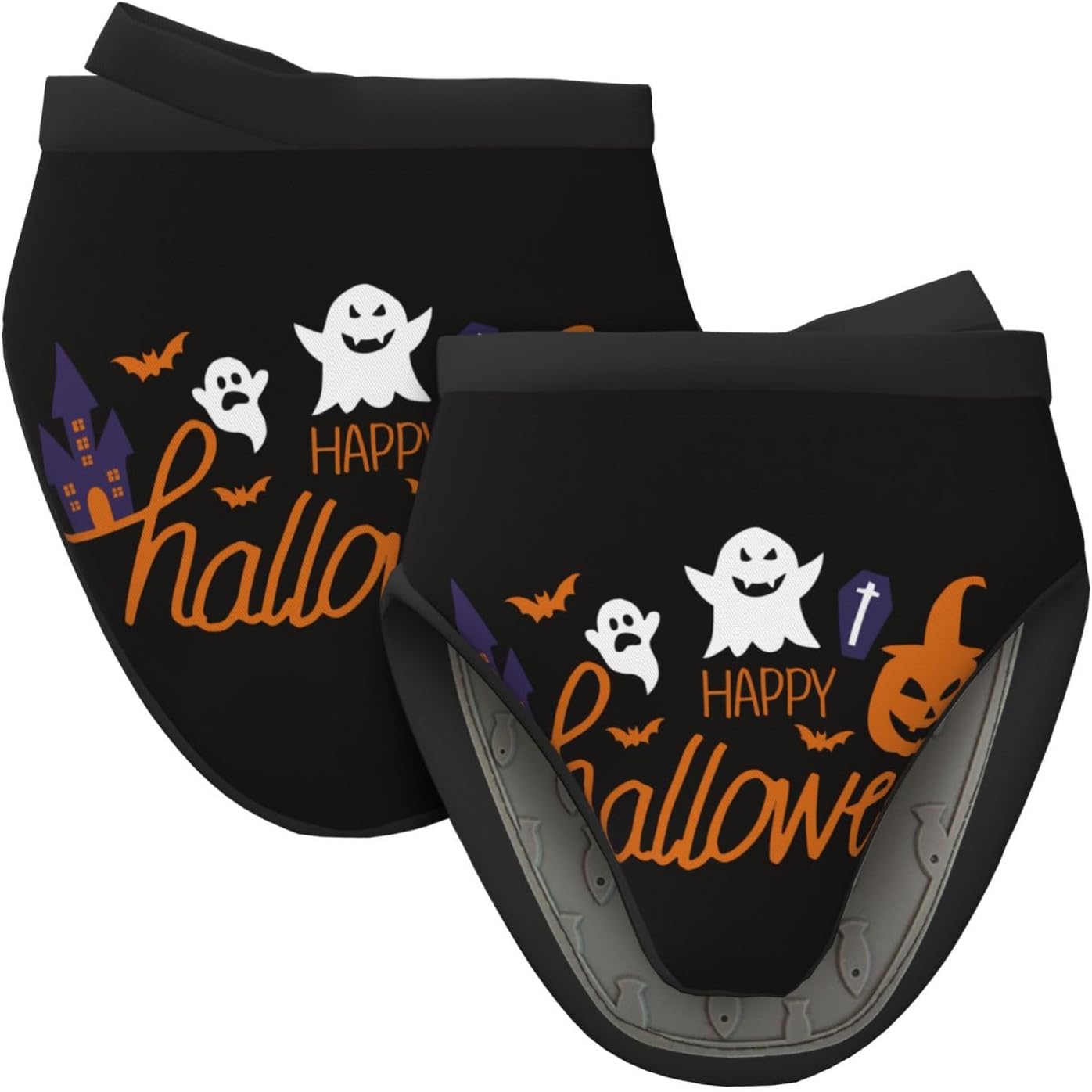 Happy Halloween silicone oven mitts
