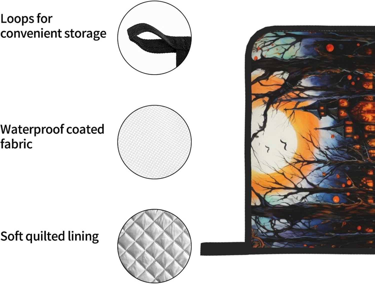 Heat-Resistant Oven Mitts Set for Baking Cooking