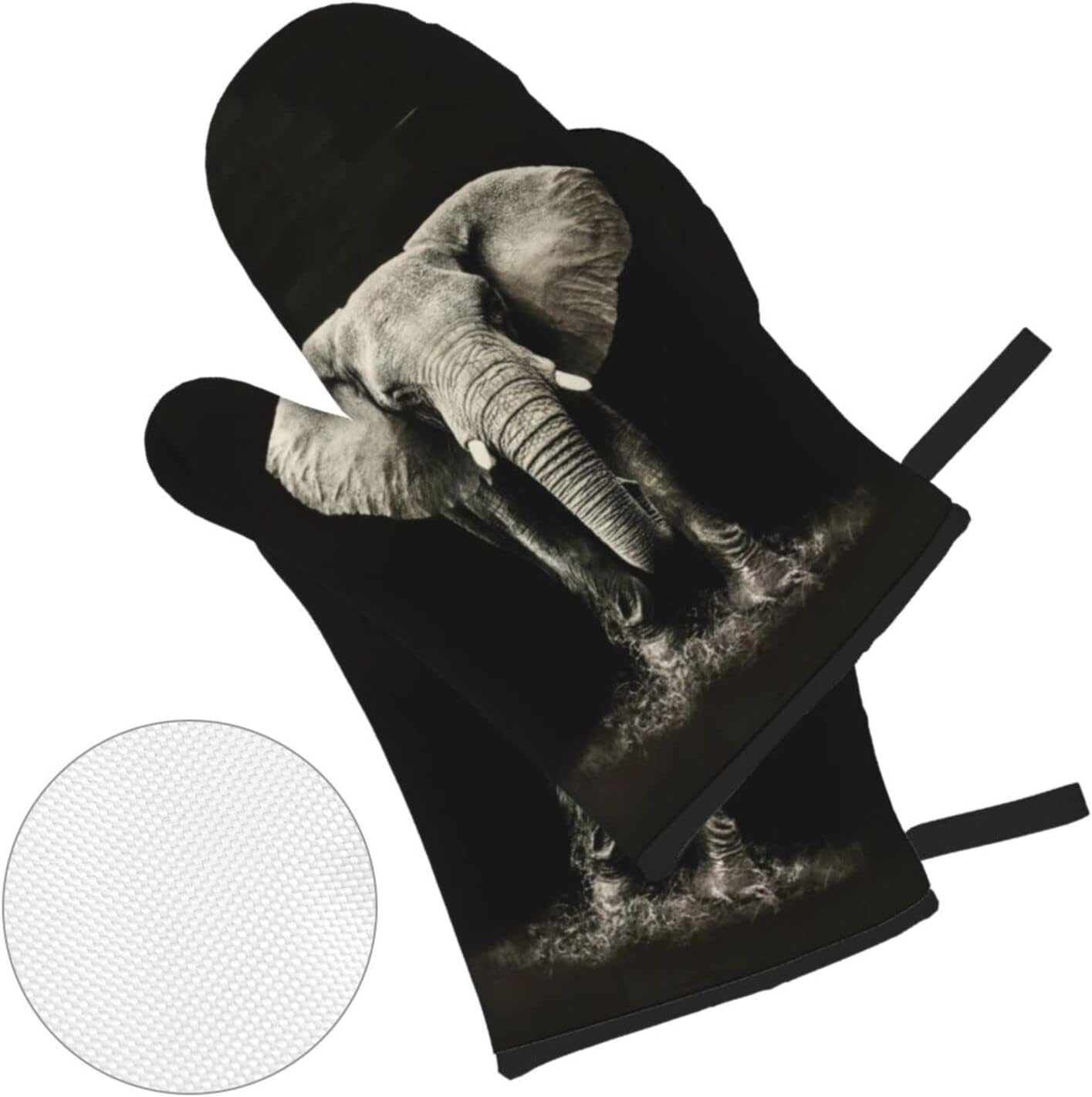Oven Mitts Pot Holders Set Heat Resistant 4-Piece