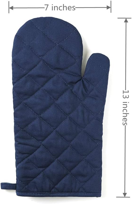 Anyi Oven Mitts Heat-Resistant Heat Protection for Kitchen Grilling Baking