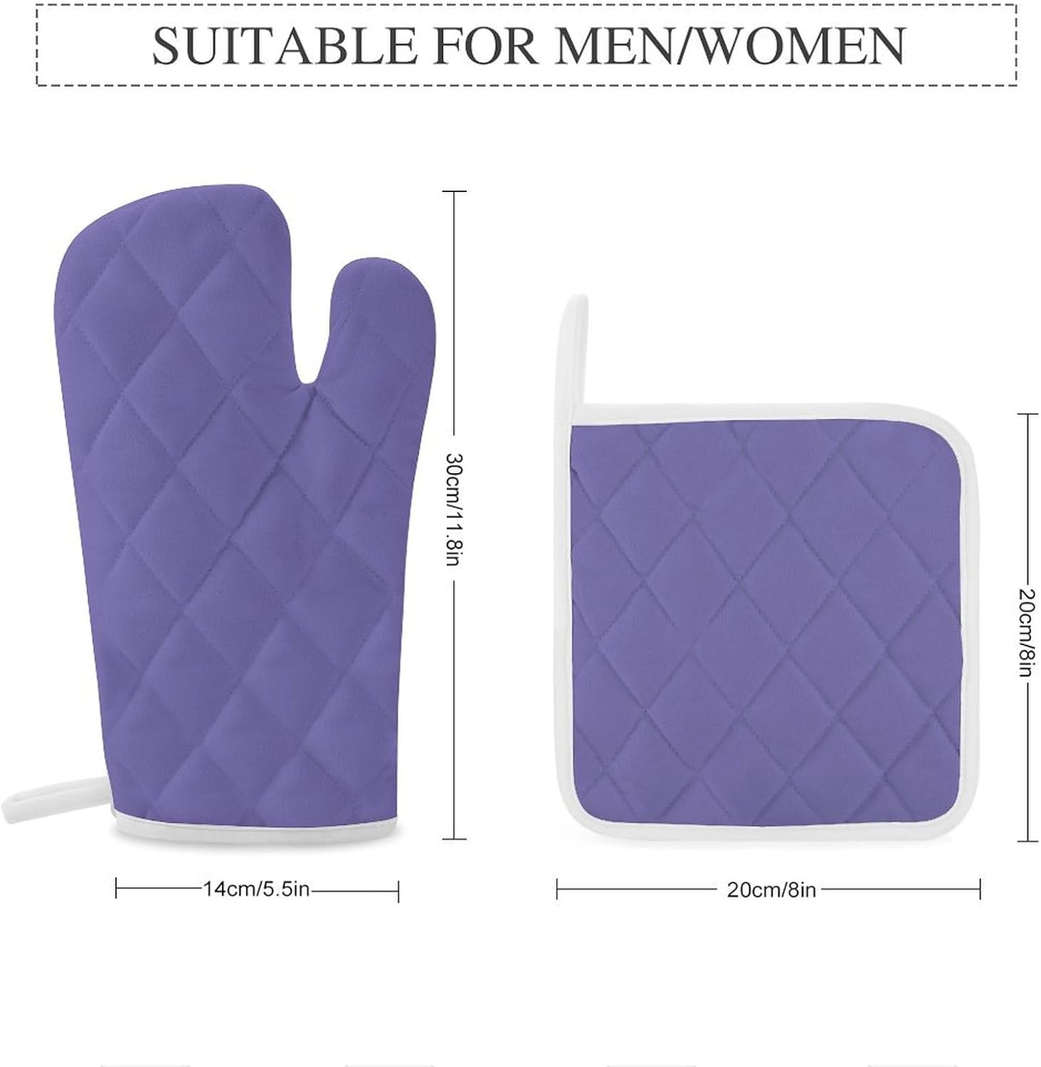 Curdesi 4PCS Oven Mitts Pot Holders Set