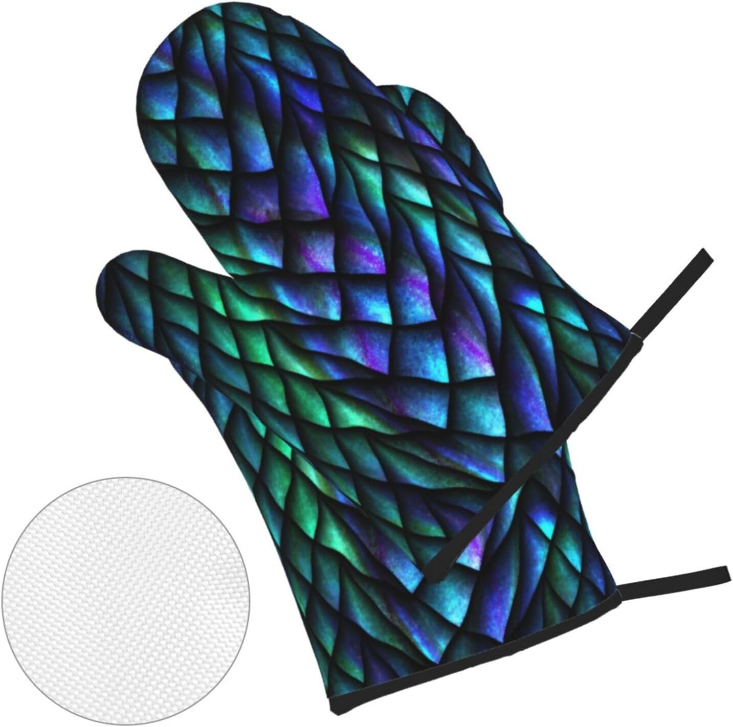 WAWOWA Oven Mitts and Potholders Set of 4