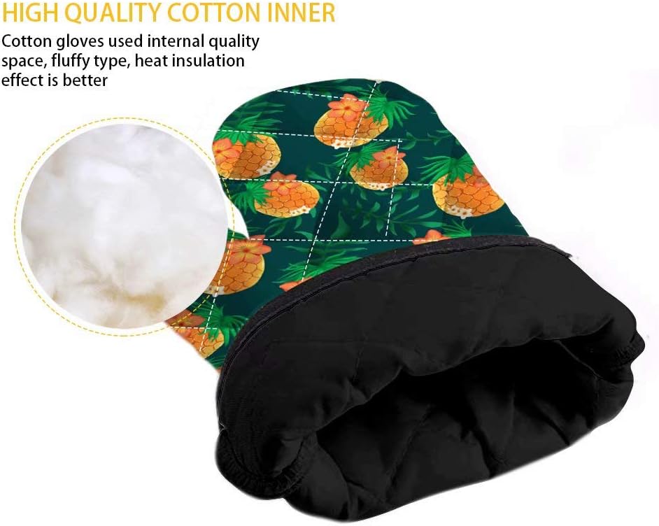 SEANATIVE Halloween Oven Mitts and Potholder Set