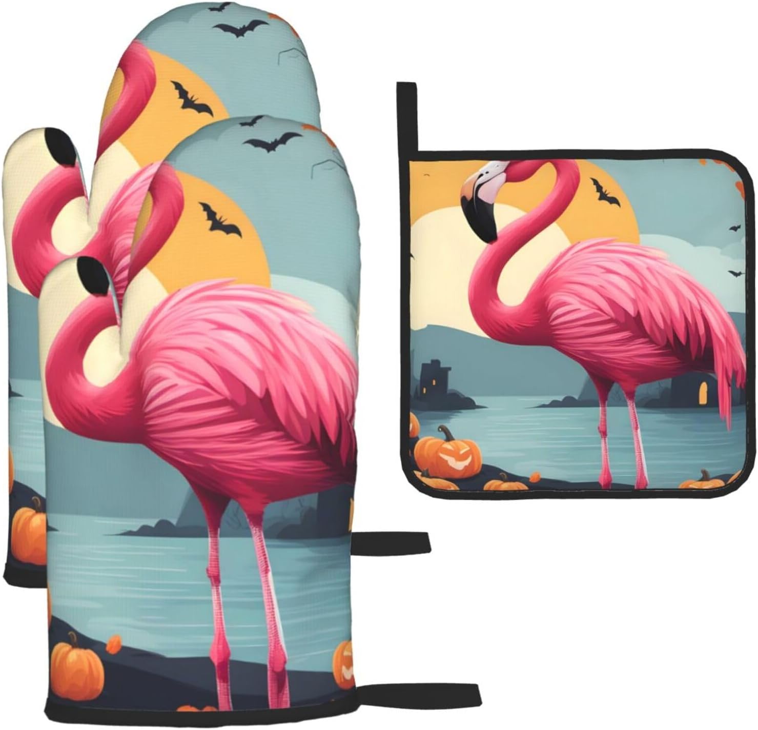 Essential Oven Mitts Pot Holder Set for Baking Cooking