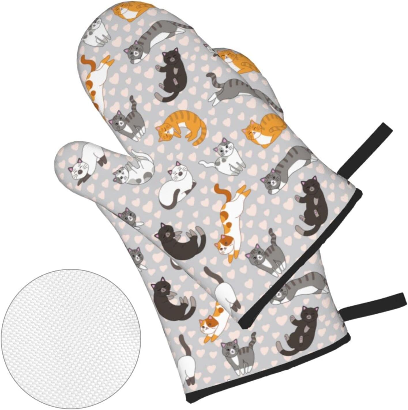 Mini Cute Cat Oven Mitts