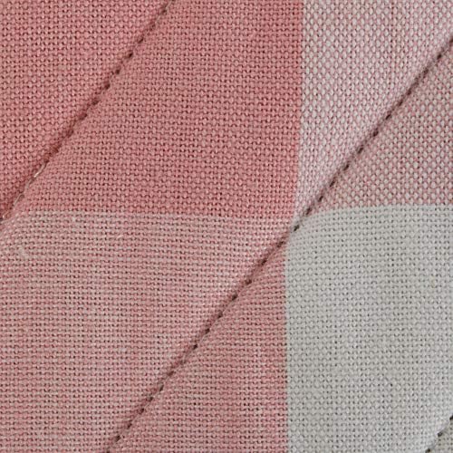 DII Gingham POTHOLDER SET Pink Heat-Resistant Kitchen Linens