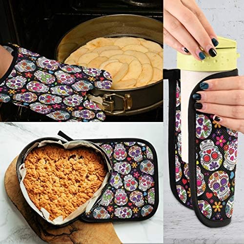 BOLOVA Celebrates with Halloween Skeleton Oven Mitts