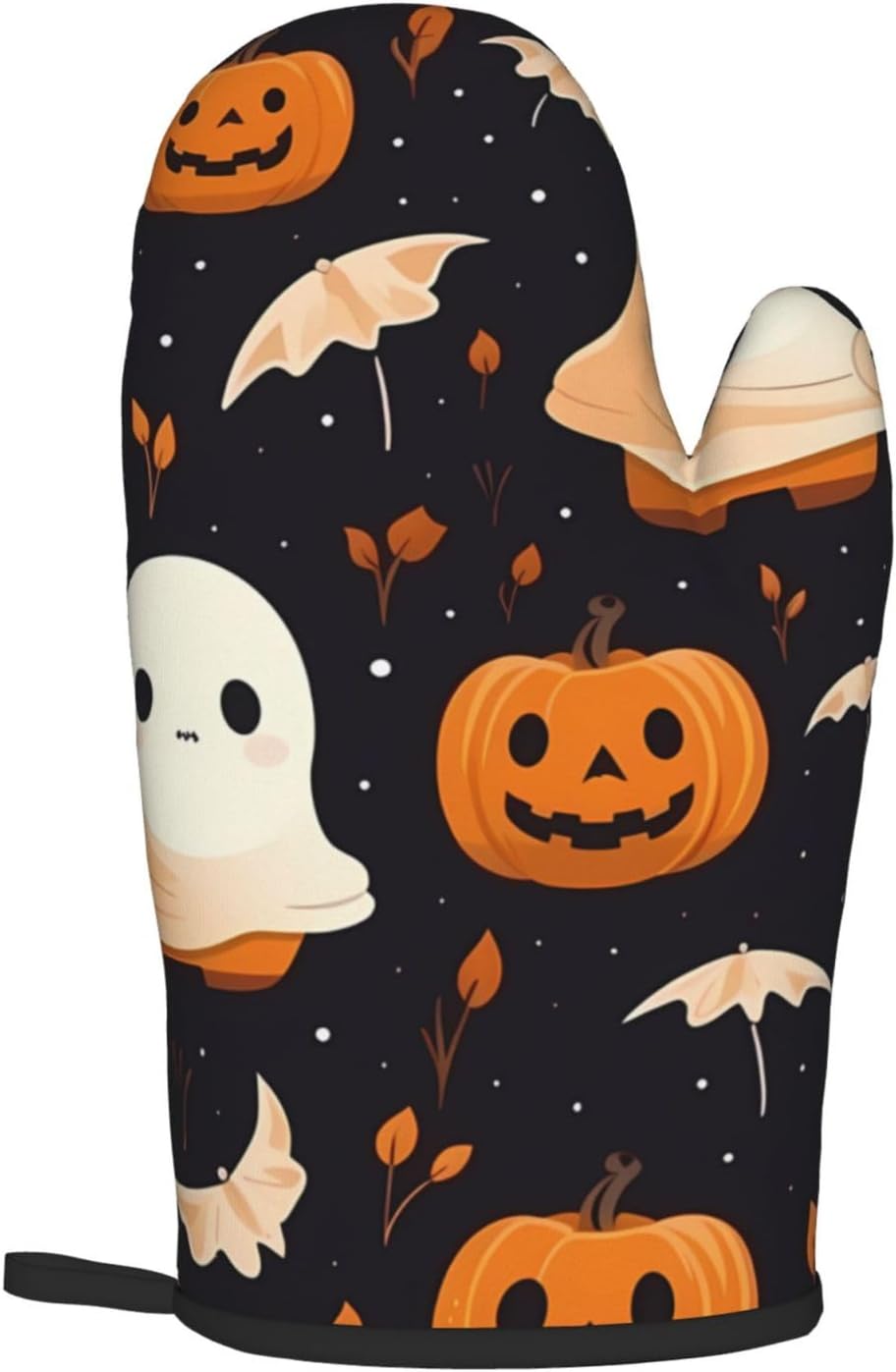 Premium Halloween Oven Mitts and Pot Holders Set for Baking BBQ