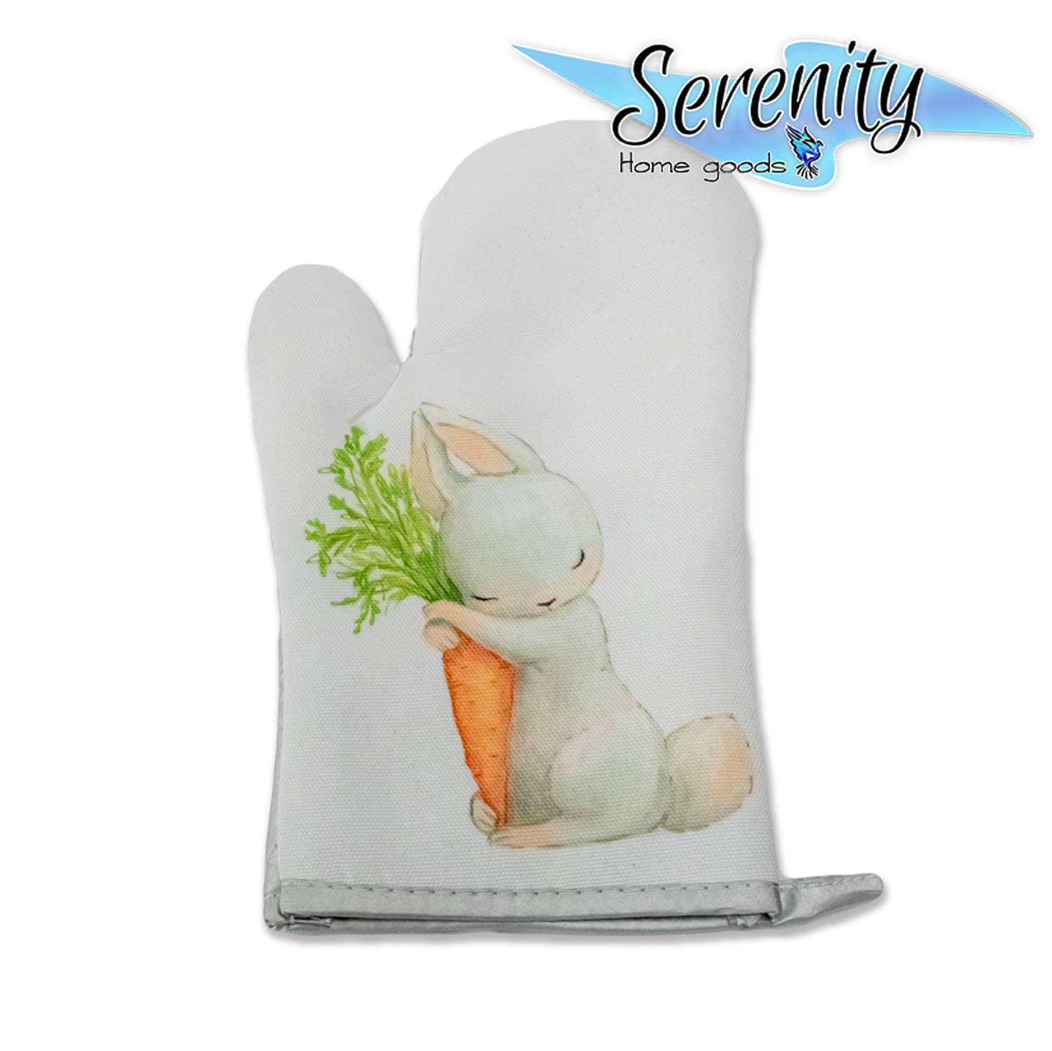 Easter Bunnys Touch Retro-Chic Kitchen Potholders for Gifting