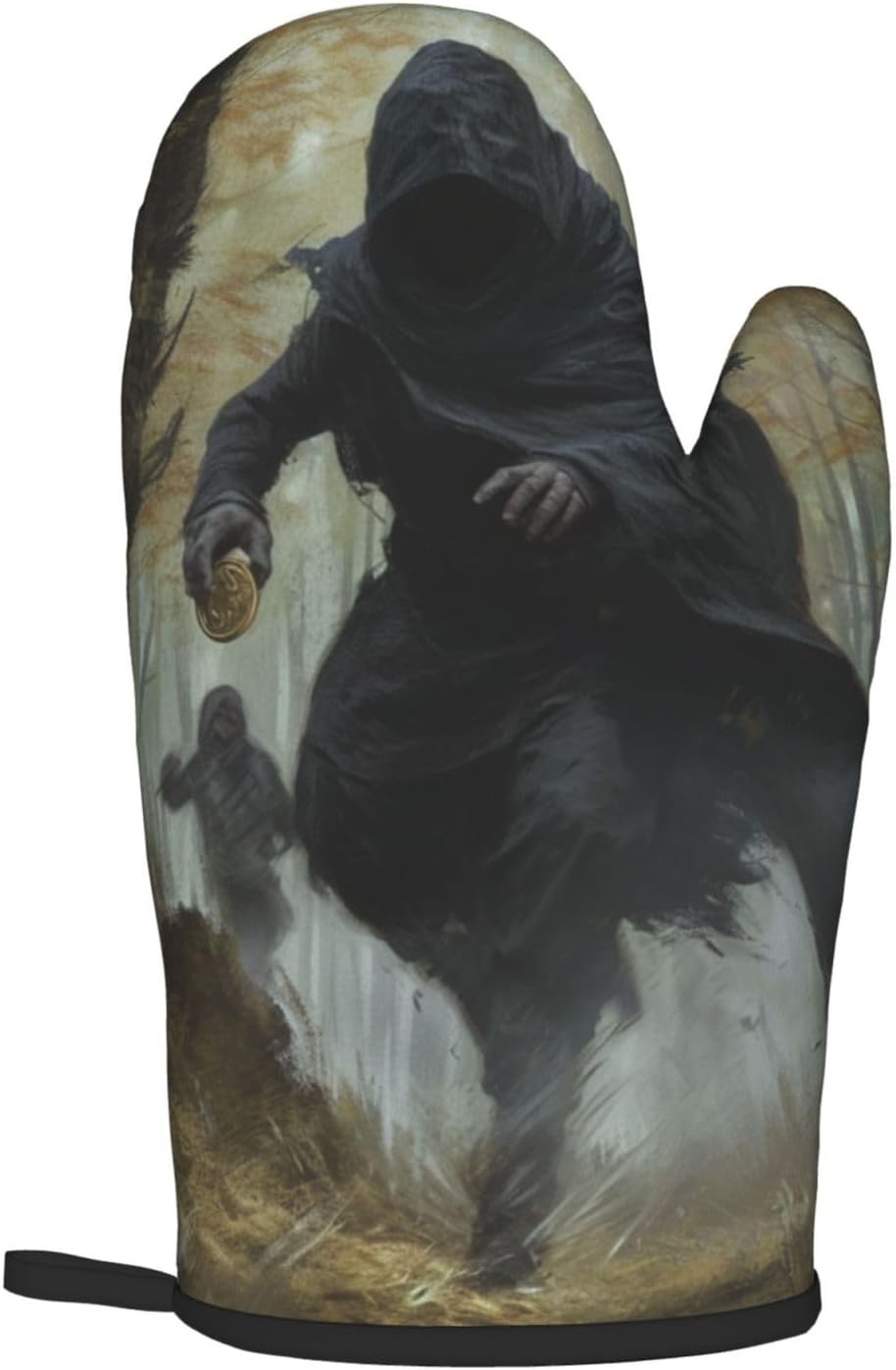 Halloween Heat-Resistant Oven Mitts Set