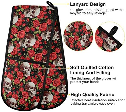 AUUXVA Long Double Oven Mitt