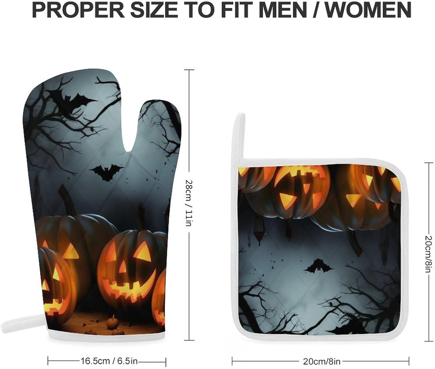 Halloween Oven Mitts - Heat Water Resistant