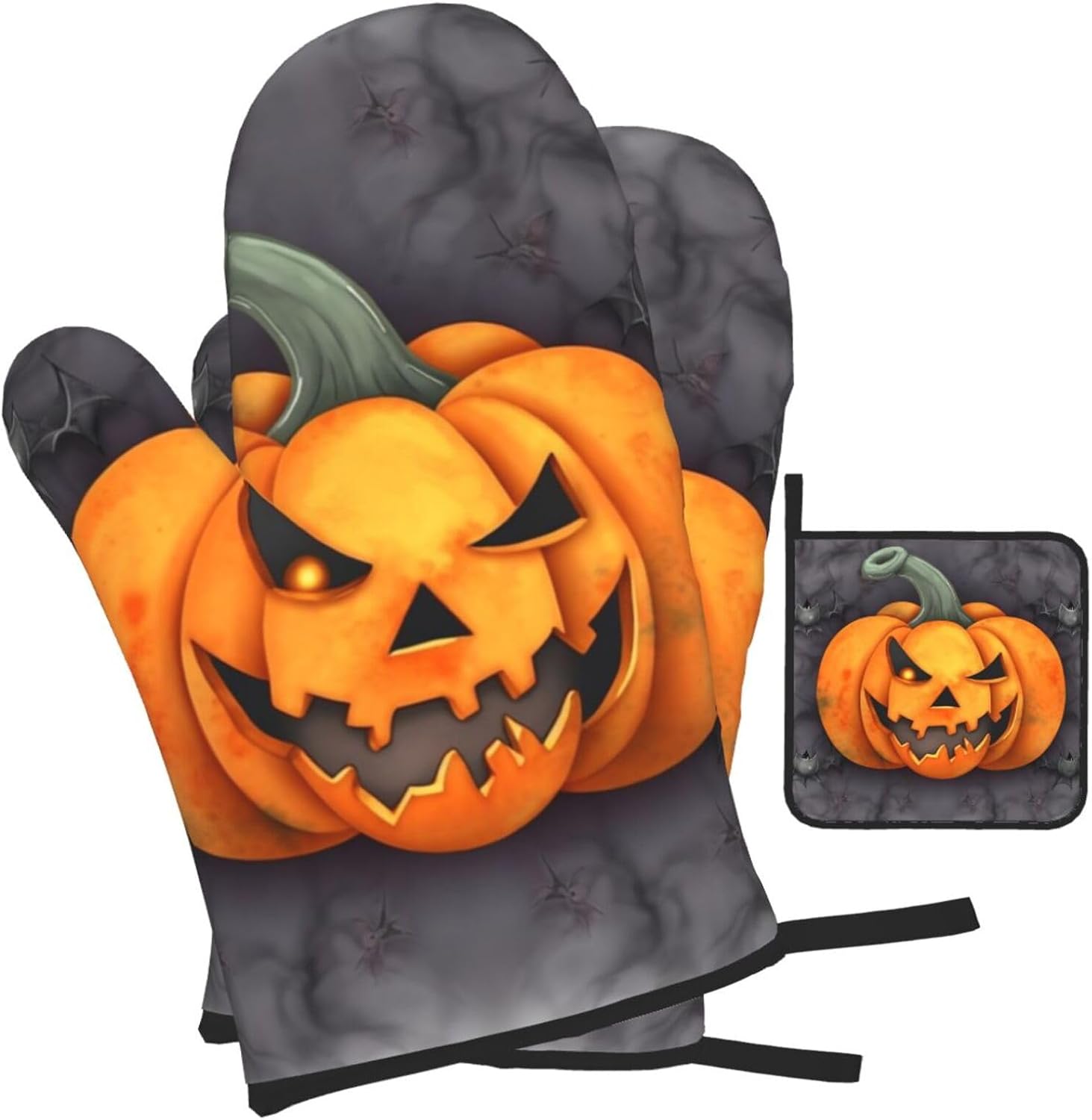 Safe cooking gloves pot holders set Heat Resistant dishwasher safe