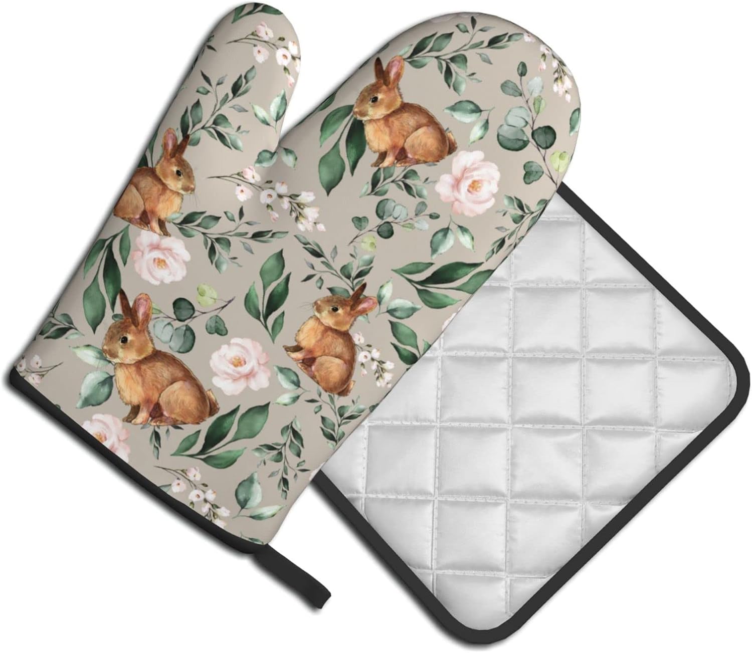 Cute Bunnies Heat Resistant Pot Holder