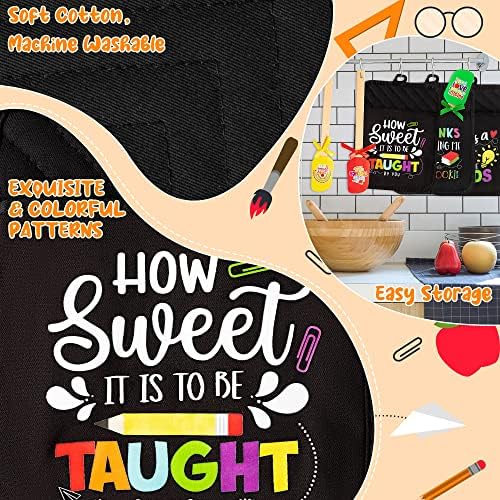 R HORSE 6Pcs Funny Baking Pot Holders Silicone Spatula Set Teacher Gifts
