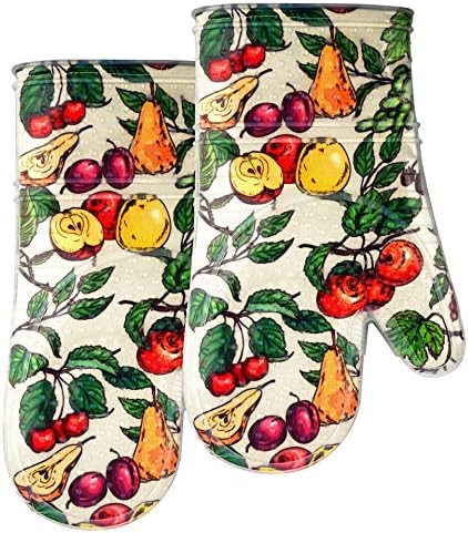 3-Piece Heat-Resistant Silicone Oven Mitts