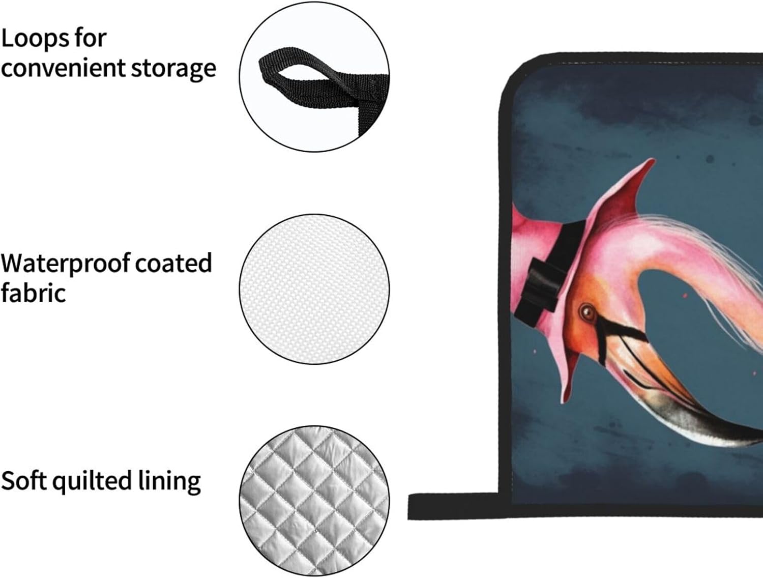 Halloween Flamingo Kitchen Set